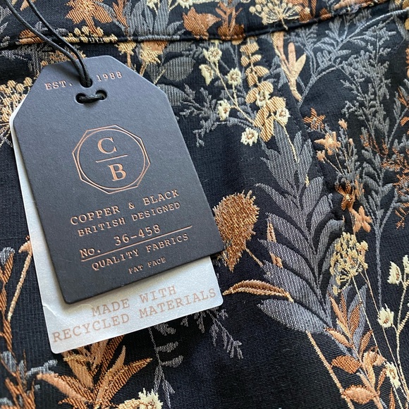 BNWT floral jaquard mini skirt size 6 - Picture 6 of 8